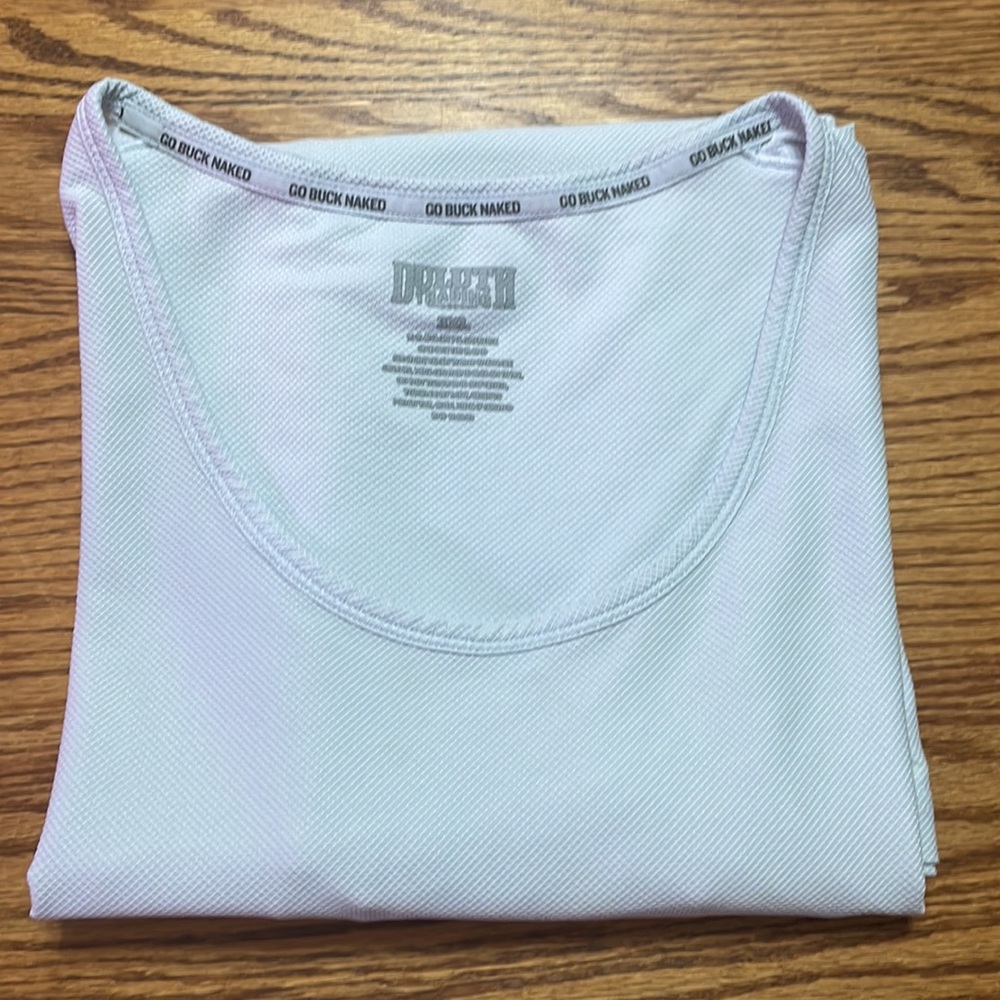 Duluth Trading Company Buck Naked Tank Top. Lt. Grey. 3XL
